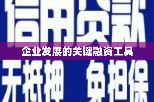 零陵企业发展的关键融资工具