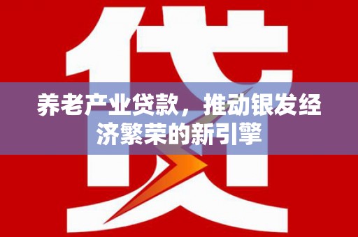 零陵养老产业贷款，推动银发经济繁荣的新引擎