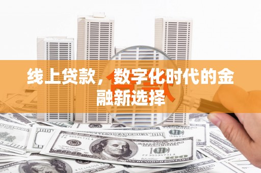 零陵线上贷款，数字化时代的金融新选择