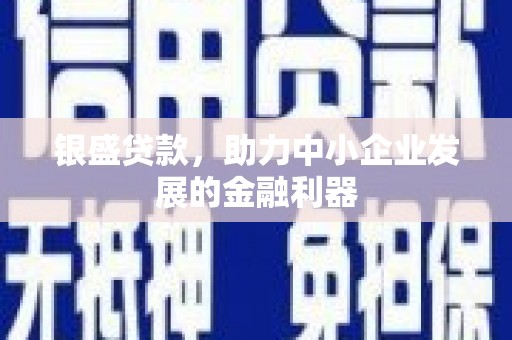 零陵银盛贷款，助力中小企业发展的金融利器
