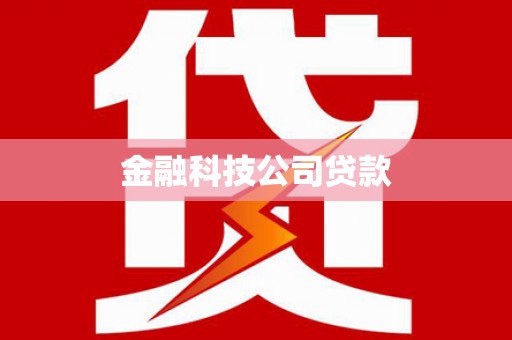 零陵金融科技公司贷款