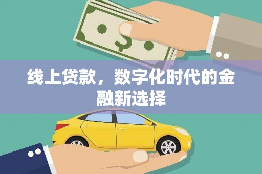 零陵线上贷款，数字化时代的金融新选择