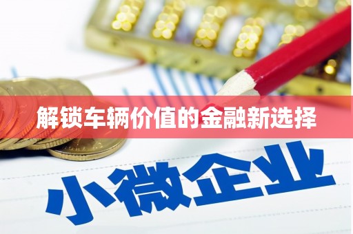 零陵解锁车辆价值的金融新选择