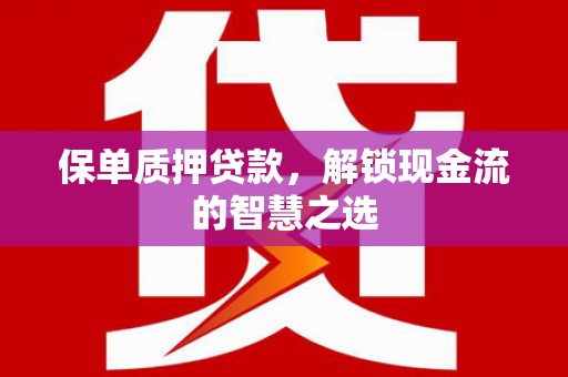 零陵保单质押贷款，解锁现金流的智慧之选