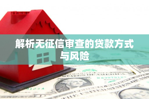 零陵解析无征信审查的贷款方式与风险